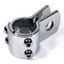 Mounting Clamp 22mm Chrome Bracket 7/8&quot; Frame...