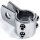 Morsetto di montaggio Staffa cromata da 22 mm Telaio 7/8" Pedane H-D Manubrio