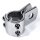Chromed 3pc-clamp 7/8&quot; (22,3mm)