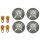 Set de intermitentes lentes ahumados - Harley-Davidson Touring modelos 1986-2022
