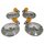 Set de intermitentes lentes ahumados - Harley-Davidson Touring modelos 1986-2022