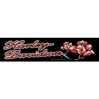 Pegatina Harley-Davidson Roses 30 x 7,5 cm Sticker Decal Flowers HD XL