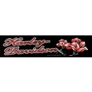 Harley Davidson Aufkleber Rosen 30  x 7,5 cm Roses...