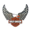 Autocollant Harley-Davidson Aigle Bar + Shield 21 x 25 cm...