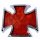 R&uuml;cklicht Chrom LED Malteser Eisernes Kreuz Iron Cross Universal Chopper ECE