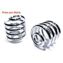 Sitzfeder 2" 50mm Solositz Chrom Chopper Harley Schwingsitz Bobber Harley Honda