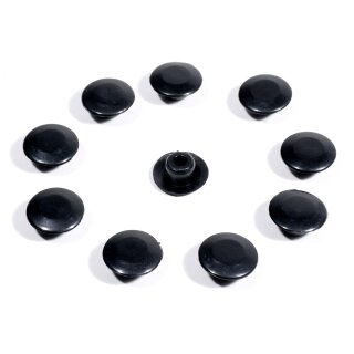 Innensechskantschrauben Abdeckungen Schwarz ¼" Riser Lenkerklemmen für Harley HD