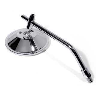 WTMT Mini Chrome Mirror – Universal Old School For Suzuki Honda Kawasaki Chopper