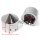 Axle bolt covers front for Harley Softail Dyna Sportster V-Rod Touring Chrome