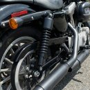 Amortiguador Progresivo ajustable PROFUNDO NEGRO PARA HARLEY honda suzuki