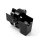 Lucchetto casco nero 22mm 7/8" telaio crash bar manubrio universale Yamaha BMW