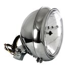7" Scheinwerfer Chrom H4 Transparent Custom f....