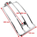 Luggage rack chrome for Harley-Davidson Dyna models 2006-2017 with solo seat HD