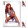 Aufkleber-Set Karo Ass Pin Up Girl 16 x 11 cm Sexy Ace of Diamonds Decal Sticker
