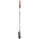 Antenne Chrom Rot Fahnenstange für Honda Goldwing Harley Trike LKW Universal TOP