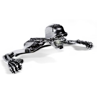 Skull Ornamento scheletro cranio p faro 7" Harley Suzuki Honda Yamaha Chopper