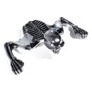 Totenkopf Ornament Skull Skelett f&uuml;r 7&quot; Scheinwerfer Harley Suzuki Honda Chopper