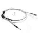 Stainless Clutch Cable 152cm  for Harley Softail Heritage Fat Boy Dyna FL 87-06
