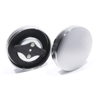 SPORTELLO CARBURANTE Set chiusura SERBATOIO CROMO PER HARLEY shovelheadwla SU