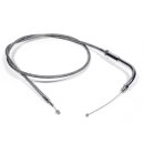 Throttle Cable Stainless Steel fits Harley-Davidson 1981...