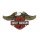 Vetrofania Harley-Davidson Eagle 22 x 12 cm Parabrezza Eagle B+S Window