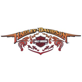 Aufkleber Harley-Davidson Nostalgische Fl&uuml;gel 15 x6,5cm Nostalgic Wings Decal XL