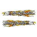 Sticker-Set Harley-Davidson Eagle Flame 23 x 5 cm Decal...