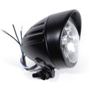 4" Scheinwerfer Schwarz HS1 Klarglas Mini klein...