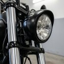 4" Headlight Black Clear Glass Mini Small for Harley-Davidson Universal ECE