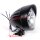 4" Headlight Black Clear Glass Mini Small for Harley-Davidson Universal ECE
