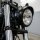 4" Headlight Black Clear Glass Mini Small for Harley-Davidson Universal ECE