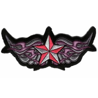 Patch Star with wings 13 x 6 cm