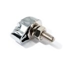 Totenkopf Skull Schraube Kennzeichen Metall Chrom Schwarz Chopper Custom 25mm