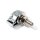 Totenkopf Skull Schraube Kennzeichen Metall Chrom Schwarz Chopper Custom 25mm