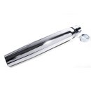 Auspuff Schalldämpfer Endtopf Custom Straight Cut Chrom für Harley Davidson