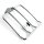 Luggage rack chrome for Harley-Davidson Sportster XL 2004 - 2021 solo seat HD