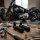 Fußrasten Schwarz Universal Sundance mit Halter für Harley Honda Suzuki Yamaha