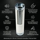 Schalldämpfer Einsatz Performance Baffle 60x256 mm DB-Killer für 2½" Krümmer