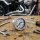 Manometro olio cromato argento p Harley-Davidson moto auto barca -100 PSI Custom