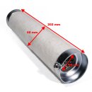 Muffler Insert Performance Baffle 60x202 mm DB-Killer for 2½" Manifold Pipes