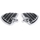 Footpegs Wing Mini Footboard Chrome for Harley-Davidson...