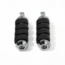 Repose-pieds chromé Set p. Harley-Davidson Softail Dyna Sportster Heritage V-Rod