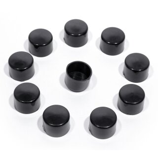 TORNILLOS CUBRE 5/16" Negro para HARLEY DAVIDSON Caja De Cambios Cubierta Motor