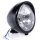5&frac34;&quot; Headlight black H4 Universal Clear Lens ECE plain for Harley-Davidson