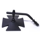 Spiegel Malteser Eisernes Kreuz Iron Cross Schwarz Black...