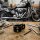 Befestigungsklemme 38mm Schwarz Halterung 1½ Sturzbügel Fußrasten Japaner Harley