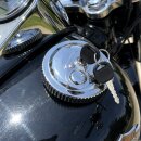 Tankdeckel abschließbar Chrom für Harley-Davidson Sportster Dyna Softail rechts