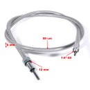 Cavo contachilometri per ruota anteriore Harley-Davidson 98cm attacco 12mm -1995