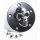 Timer Point Cover Skull 3D Black for Harley-Davidson Twin Cam 1999-2017 5-hole