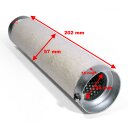 Schalldämpfer Einsatz Performance Baffle 57x202 mm DB-Killer für 2-3/8" Krümmer